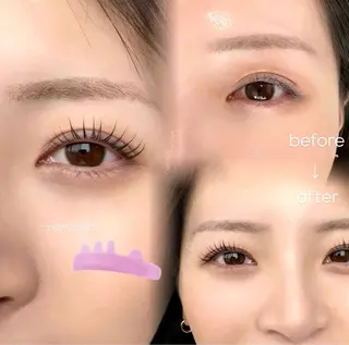 マツエク・マツパ MAQUM中町所属・neuu. ayanoのマツエク・マツパデザイン