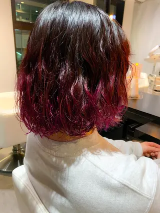 ミディアム 新宿/ 田口雄大のヘアスタイル