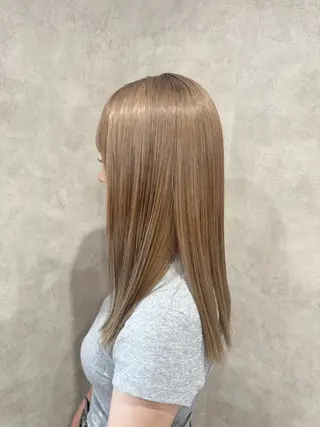 ミディアム un chou chou所属・lisa  ︎︎のヘアスタイル