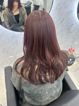 ロング カラー 韓国艶カラー 🇰🇷💎MIUのヘアスタイル