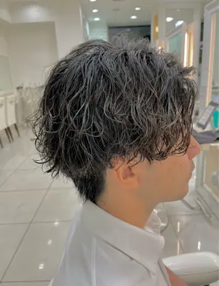 パーマ メンズ ✨️ツヤ髪✨️ 💫髪質改善💫間宮のヘアスタイル