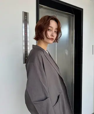 カラー Keina/ ボブカットモデル募集のヘアスタイル