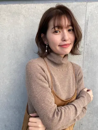 ミディアム youres hair 髪質改善トリートメント&ヘッドスパ 恵比寿本店【ユアーズ ヘア】所属・✨美髪エステ✨ 佐々木みなみのヘアスタイル