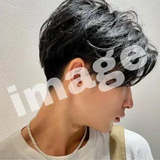 ショート パーマ 小松 千夏のヘアスタイル