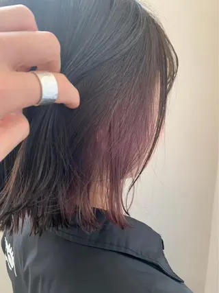 ミディアム カラー Lien🌿Top Stylist沖田のヘアスタイル