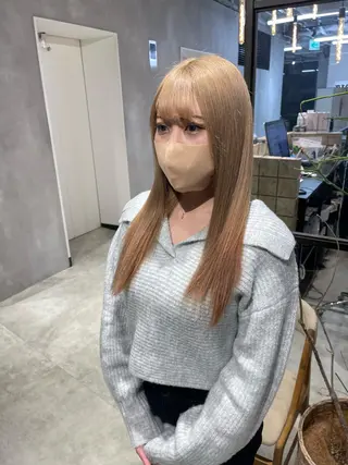 ロング カラー 🦋レイヤーカット ミドリカワ🦋のヘアスタイル