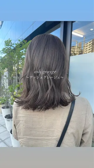 ミディアム カラー 町田 佑人のヘアスタイル