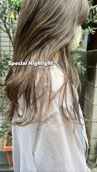 セミロング カラー ヘアアレンジ 🌷ボブ/髪質改善 ストレートのヘアスタイル