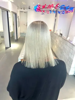 ロング カラー 🌈ベージュ艶髪🌈 ユウトのヘアスタイル