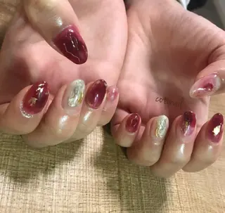 ショート ネイル ツメトマツゲ .のネイルデザイン