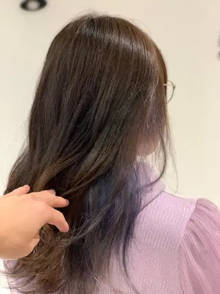 ロング カラー 松吉 純平のヘアスタイル