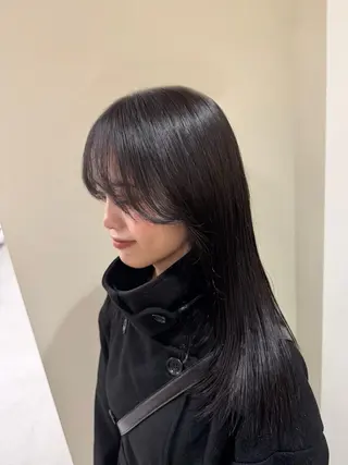 ロング カラー ゆ う あのヘアスタイル