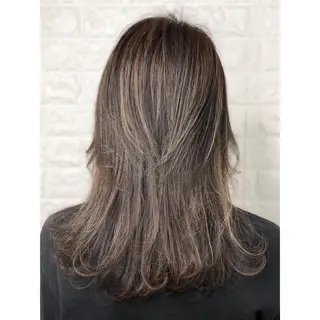 ミディアム カラー KIZU 髪質改善 オカルト怪談のヘアスタイル