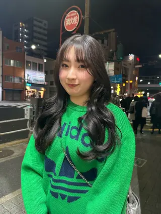 ロング カラー 大須/酸性ストレート 木場 健斗🌳のヘアスタイル