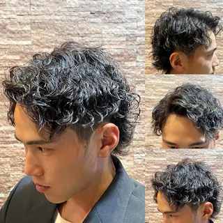 パーマ メンズ ヘアモードキクチ銀座店所属・💈藤崎 虎之介💈のヘアスタイル