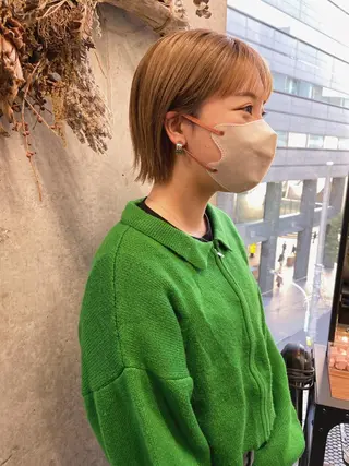 ショート 石上 沙也香のヘアスタイル