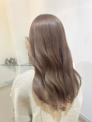 ロング カラー 髪質改善カラー🤍 エクステ✨君島由実子のヘアスタイル