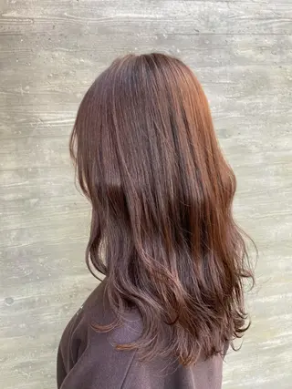 セミロング カラー 暗髪/艶髪/Ono .のヘアスタイル