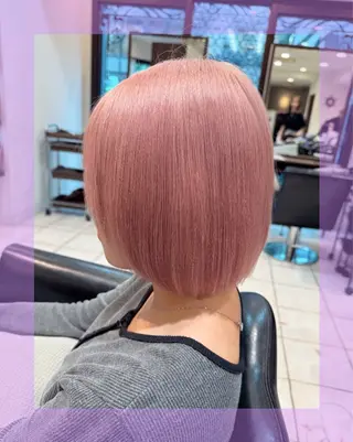ミディアム カラー ヘアアレンジ 🦄ブリーチ💜エク ステ💜MIU🦄のヘアスタイル