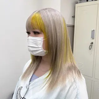 カラー 🎀ハイトーンカラー /Yuri🎀♡のヘアスタイル