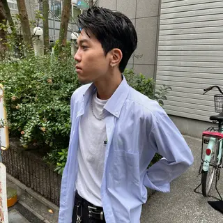 ショート メンズ メンズ特化 河内翔吾のヘアスタイル