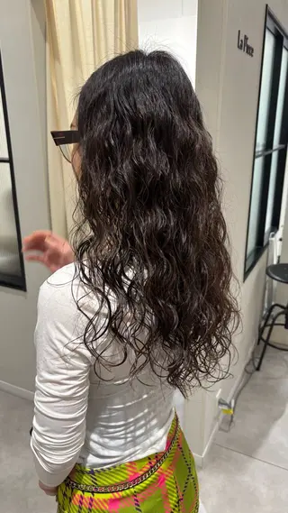 ロング ボブ/メンズカット パーマ/ホノカのヘアスタイル