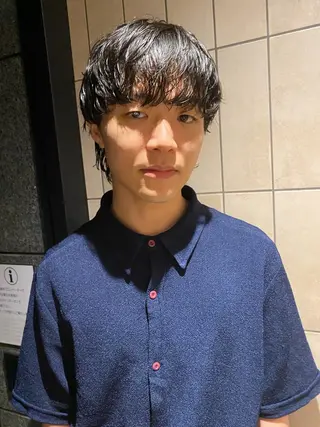 パーマ メンズ 室谷 侑奈のヘアスタイル