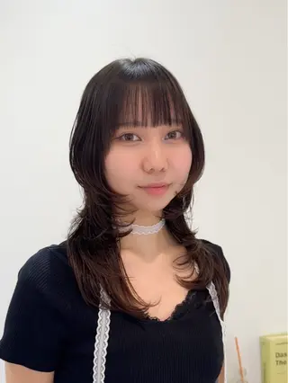 ロング カラー ヘアアレンジ 立川レイヤー 透明感カラーaoiのヘアスタイル