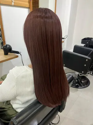 ロング カラー ✨🎨ブリーチなし 透明感カラー✨美友のヘアスタイル