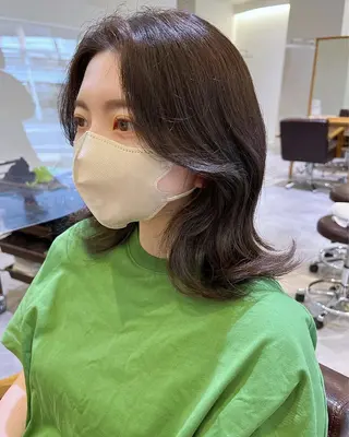 ミディアム カラー 韓国ヘア×髪質改善 /yoshikaのヘアスタイル