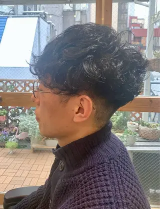 パーマ メンズ guusca所属・大澤 あんなのヘアスタイル