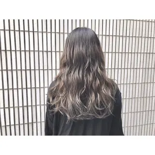 ロング カラー パーマ ヘアアレンジ メンズ キッズ ネイル マツエク・マツパ ツヤ髪 ／髪質改善 松岡将太郎のヘアスタイル