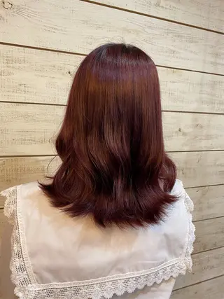 ミディアム 吉祥寺 unica by belle所属・utsumi uran 吉祥寺のヘアスタイル