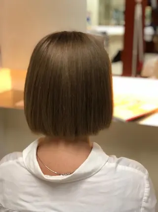 ミディアム カラー 髪質改善カラー🎗️ 滝沢純のヘアスタイル