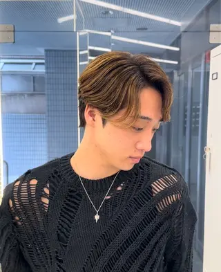ショート カラー メンズ 森龍馬 メンズ専門美容師のヘアスタイル