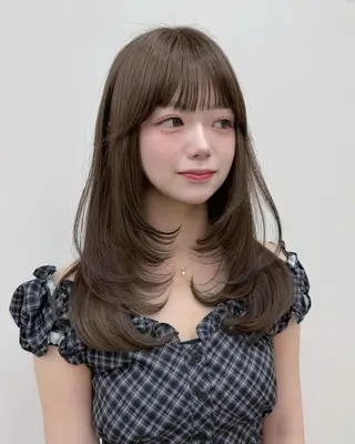 セミロング sora/レイヤー/ 似合わせカット🎀のヘアスタイル