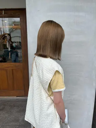 ミディアム Leyシェアサロン所属・中井亜未/ 姫路ボブのヘアスタイル