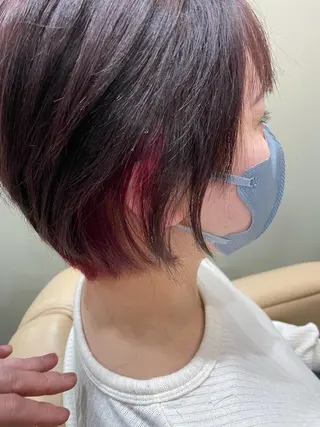 ショート カラー hair studio PEACE所属・寺本 早希のヘアスタイル