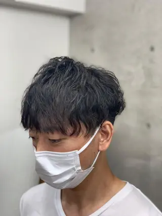 ショート パーマ メンズ クセを最大限に活かす メンズパーマ奈良大祐のヘアスタイル