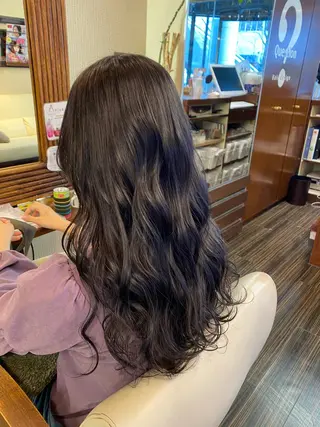 ロング カラー ヘアアレンジ 加藤 瑠美のヘアスタイル