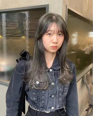 ロング カラー 村田 りょうやのヘアスタイル