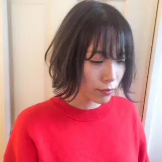 ショート ホワイト&レイヤーカ ットエクステ長畠俊輔のヘアスタイル