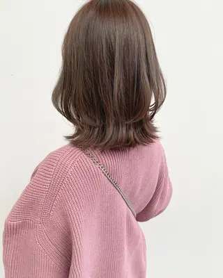 ミディアム カラー SHICENEケイ レイヤーカット🦋のヘアスタイル