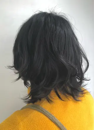 ミディアム パーマ メンズ 低ダメージ施術/ 🐮牛木 史裕🐮のヘアスタイル