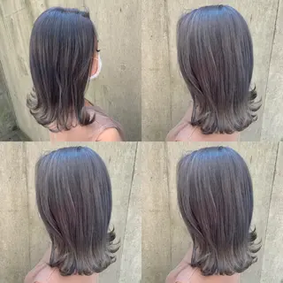 ミディアム カラー 🤍透明感/韓国風 🤍サクラギヒトミのヘアスタイル