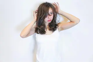 セミロング 横井伴典 矢場町 メンズカット/パーマのヘアスタイル