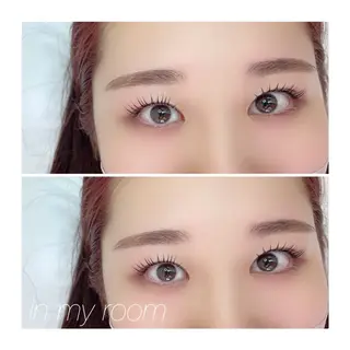 アイブロウ ☽𝘀𝗵𝗶 𝘀𝗵𝗶☽のマツエク・マツパデザイン