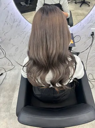 ロング カラー 韓国艶カラー 🇰🇷💎MIUのヘアスタイル