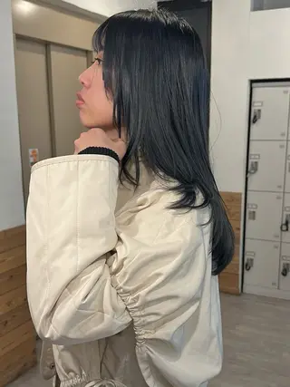 カラー 本町/新町/心斎橋 透明感カラーSANCのヘアスタイル