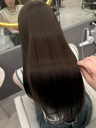 ロング カラー Qin shaire salon 原宿店所属・髪質改善/透明感カラ ー/Atsukoのヘアスタイル